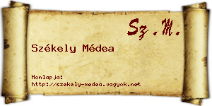 Székely Médea névjegykártya